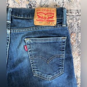 Womens Levi Strauss Blue Denim Jeans